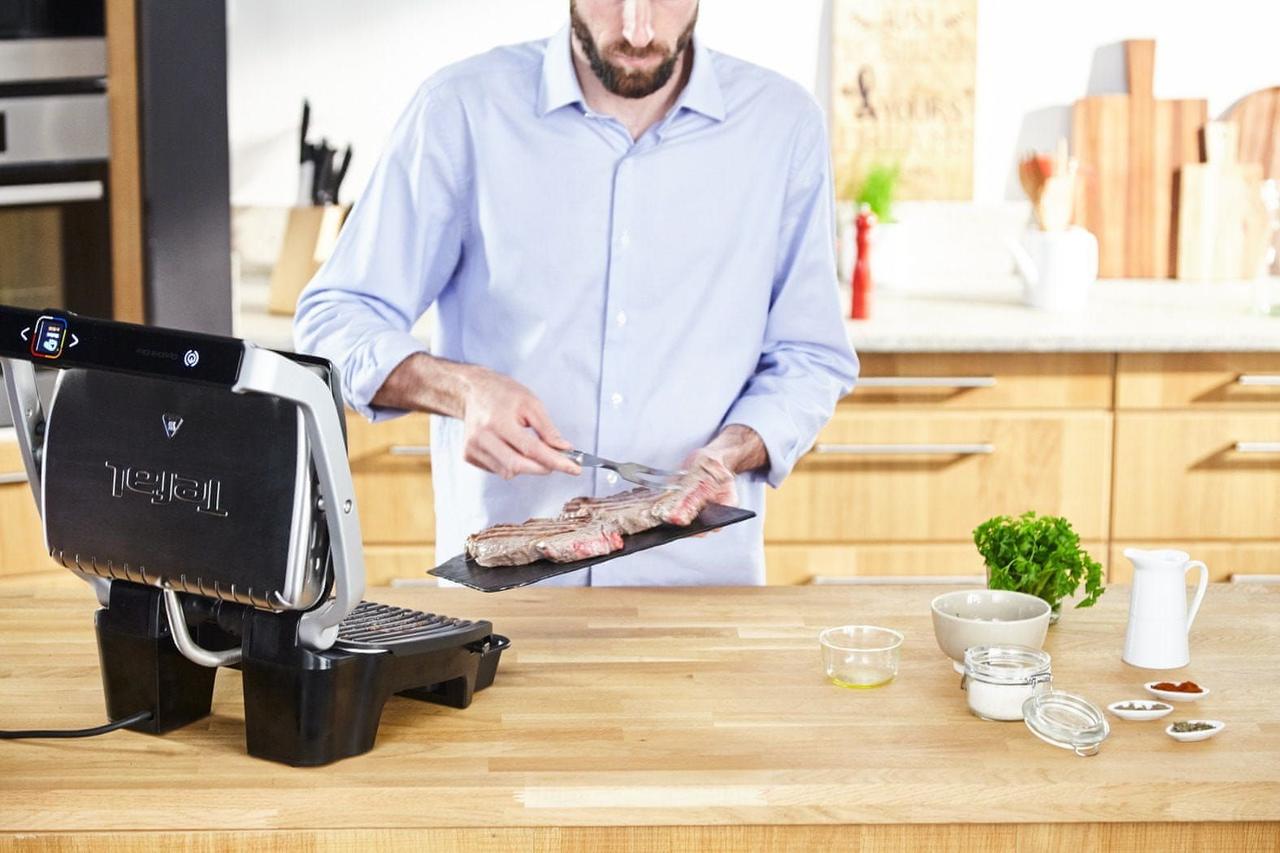 фото Электрогриль прижимной Tefal OptiGrill Elite GC750D30 3