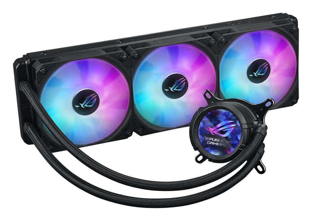 фото Водяное охлаждение Asus ROG Strix LC III 360 ARGB Black (90RC00W1-M0UAY0) 2