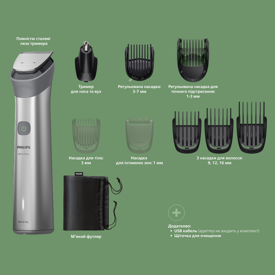Фото Машинка для стрижки Philips All-in-One Trimmer 5000 Series MG5931/15