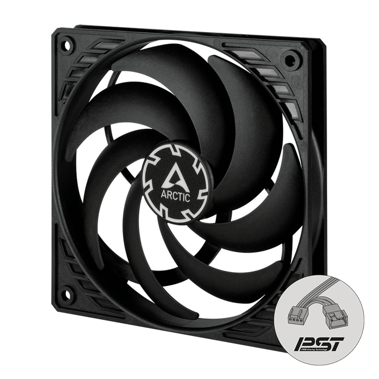 Фото Вентилятор Arctic P12 Slim PWM PST Black (ACFAN00187A)