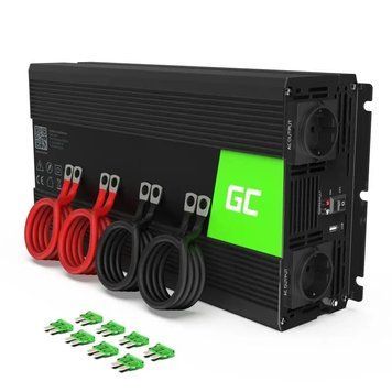 Перетворювач DC-AC Green Cell INV10 12V/230V 2000W/4000W Mod sinus 1355676 фото