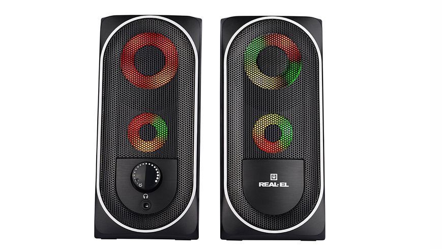 Акустичні колонки Real-El S-110 Black (EL121100009) 1480440ua фото