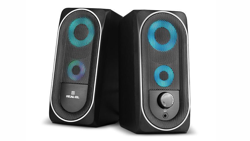 Акустичні колонки Real-El S-110 Black (EL121100009) 1480440ua фото