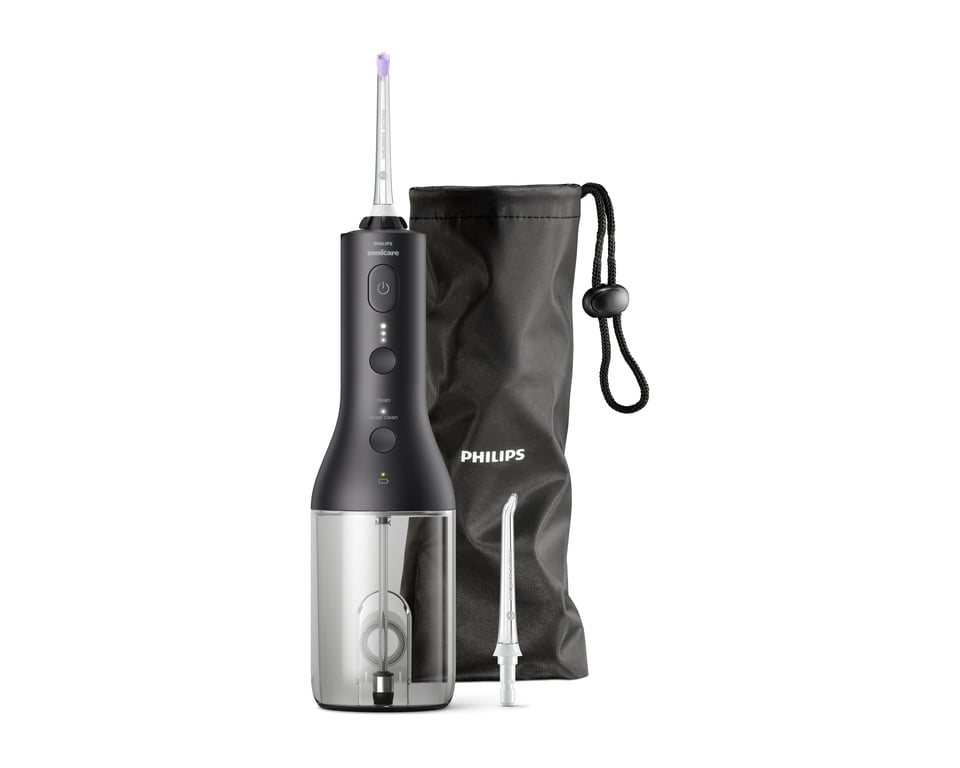 Фото Іригатор Philips Sonicare Cordless Power Flosser 3000 Black HX3826/33