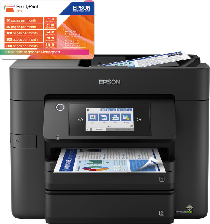 фото БФП Epson WorkForce Pro WF-4830DTWF (C11CJ05402) 2