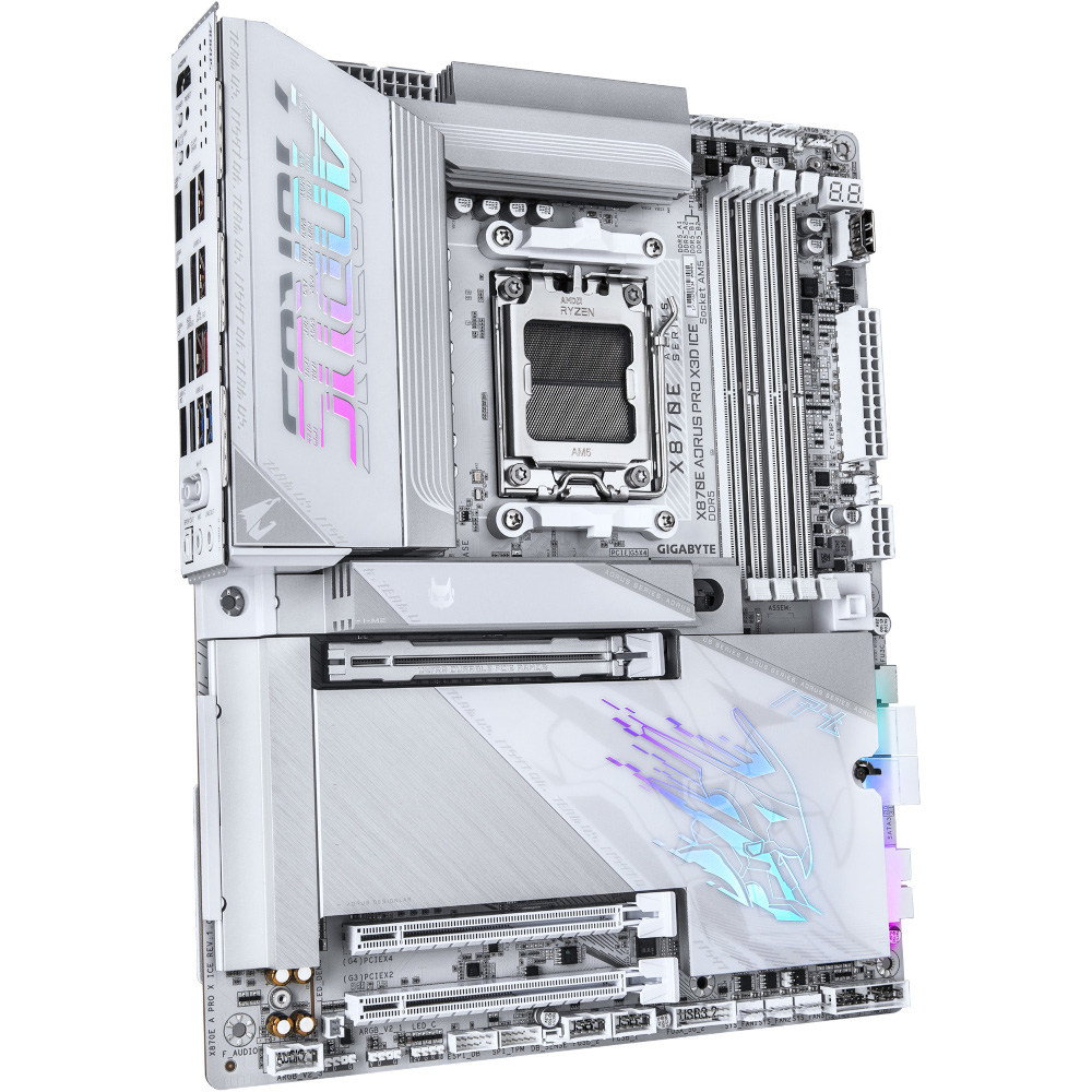 фото Материнська плата Gigabyte X870E Aorus Pro X3D ICE 2