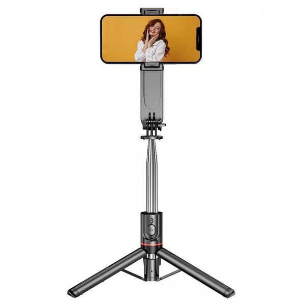 Монопод-стабилизатор Proove Selfie Lume 1110 mm Black (MPSL00010001) 1473684ua фото