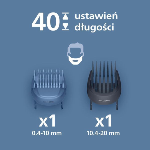 Тример для бороди та вусів Philips Beard Trimmer 5000 Series BT5780/15 1367570 фото