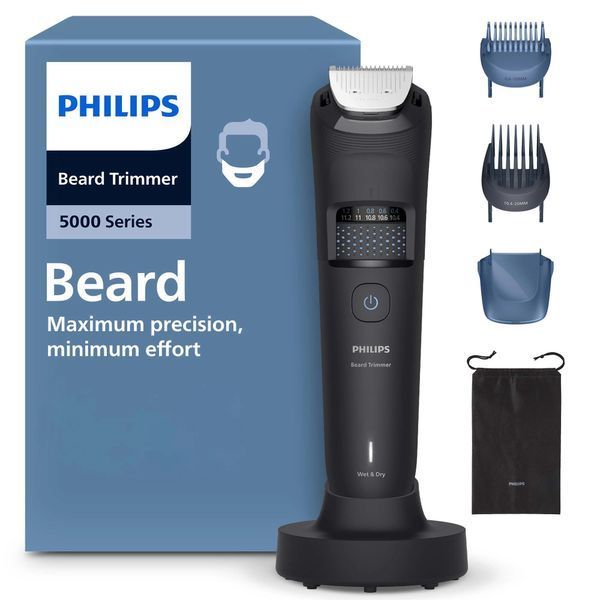 Тример для бороди та вусів Philips Beard Trimmer 5000 Series BT5780/15 1367570 фото