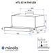 Витяжка телескопічна Minola HTL 5214 I 700 LED 1474890ua фото 1