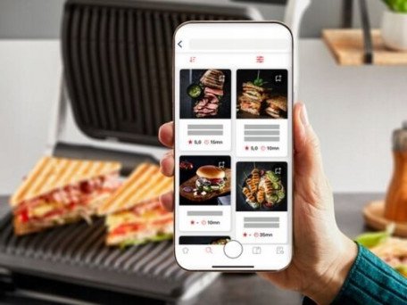 фото Електрогриль притискний Tefal OptiGrill+ GC718D10 1