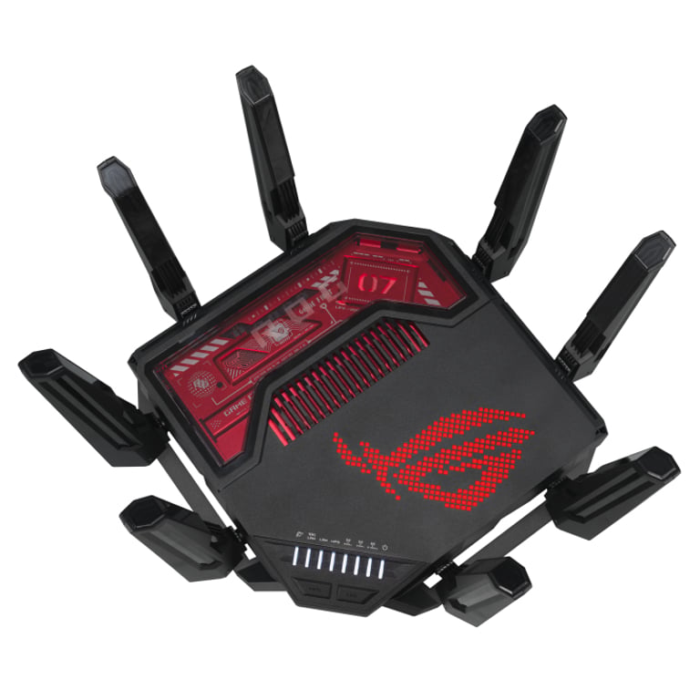 Фото Wi-Fi-маршрутизатор Asus ROG Rapture GT-BE19000 (90IG0850-MO9A0V)