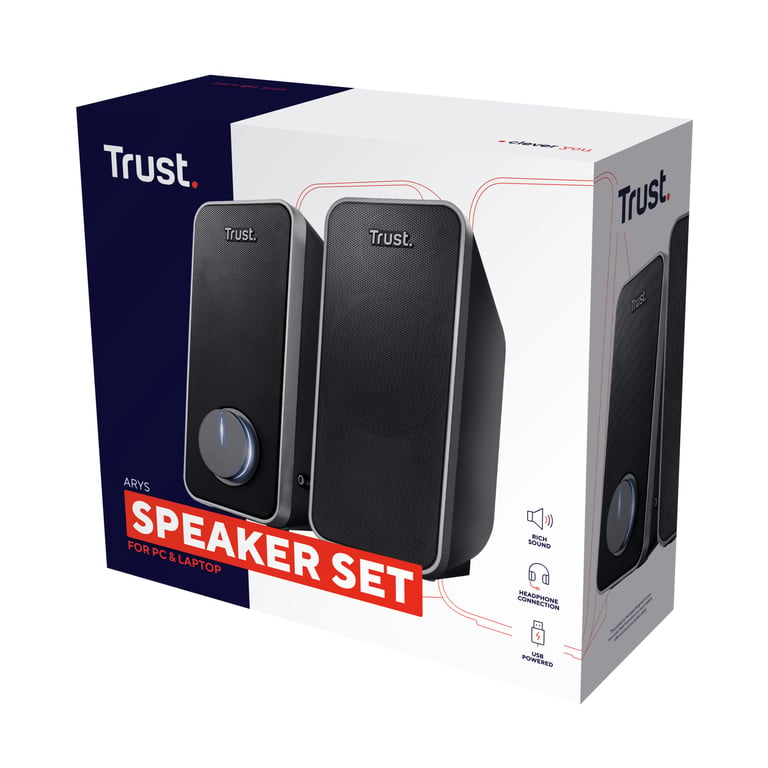 Фото Мультимедийная акустика Trust Arys Speaker Set USB Black (20179)