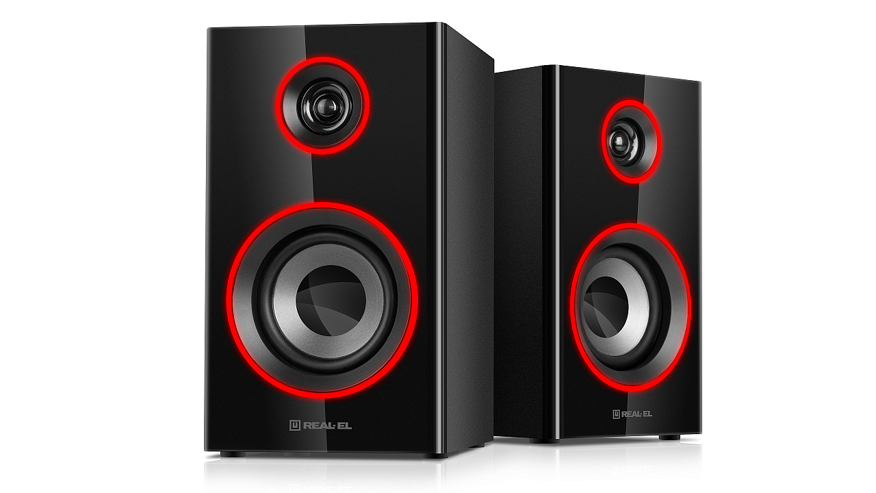 фото Акустичні колонки Real-El S-415 Black (EL121200017) 3