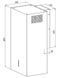 Витяжка декоративна Akpo WK-4 Cubera WL 550 Black 1352769 фото 3