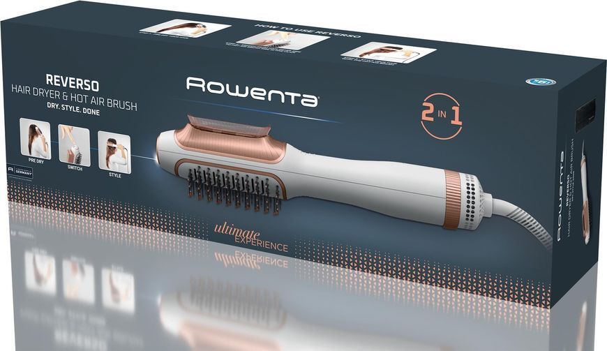 Фен-щітка Rowenta Reverso Dry&Brush 2in1 CF9820F0 1482808ua фото