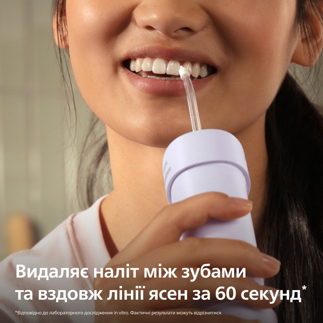 Фото Іригатор Philips Sonicare Compact Flosser 1000 Purple HX3333/23
