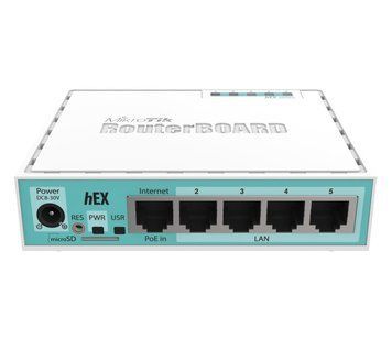 Маршрутизатор (роутер) Mikrotik hEX (RB750Gr3) 1368183ua фото