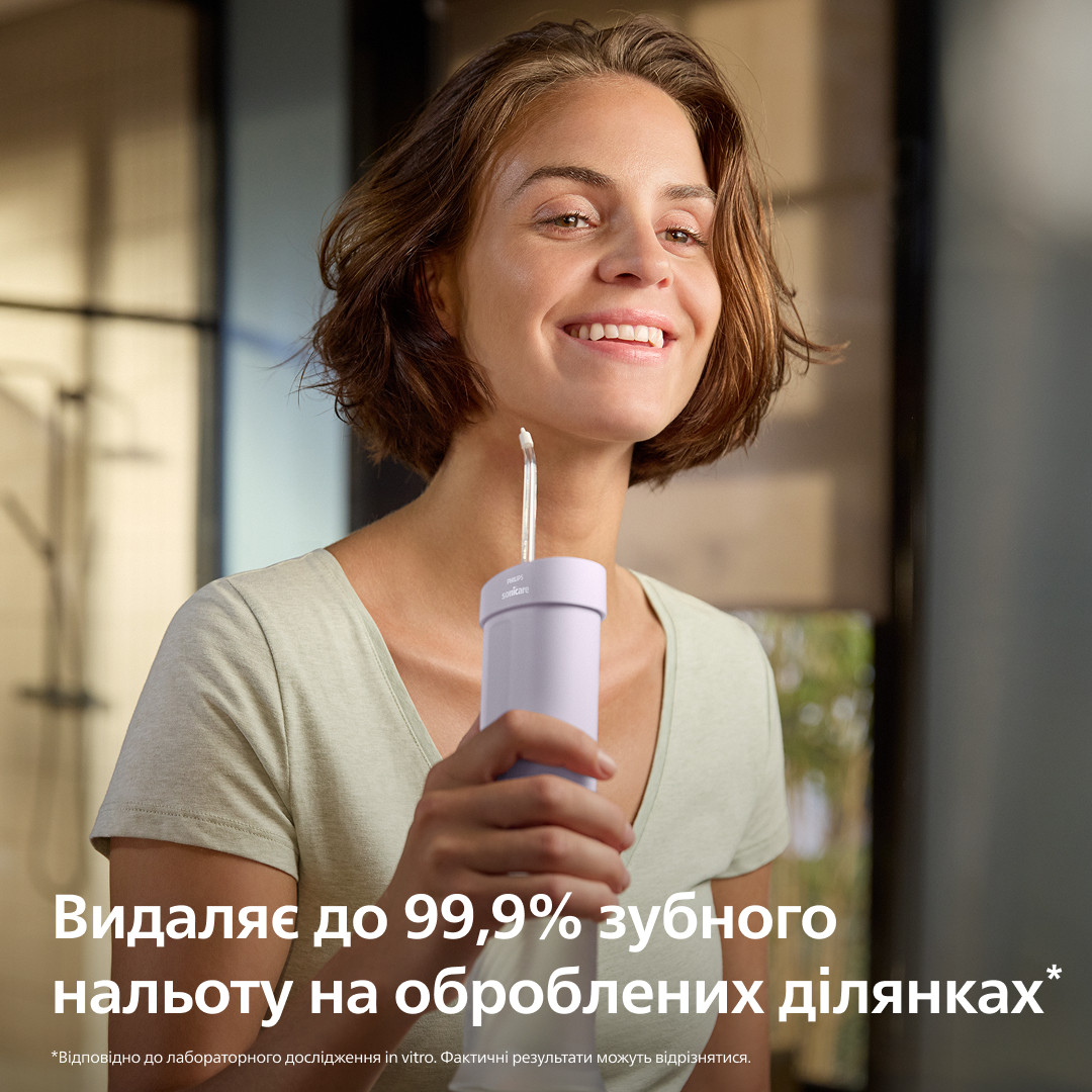 Фото Іригатор Philips Sonicare Compact Flosser 1000 Purple HX3333/23