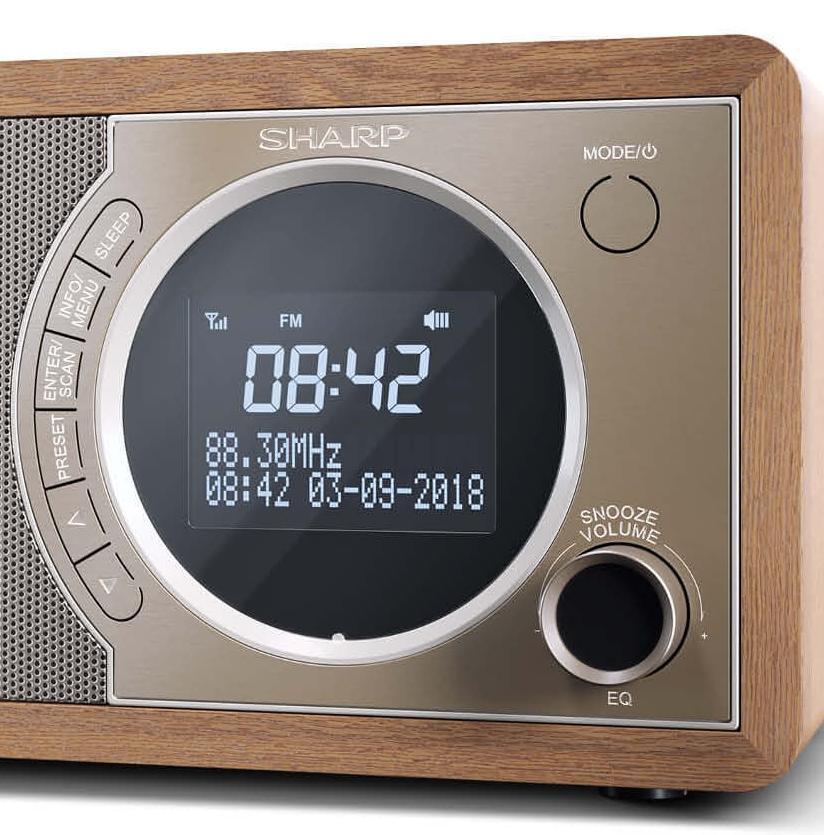 фото Радіоприймач Sharp DR-450 Brown DR-450BR 1