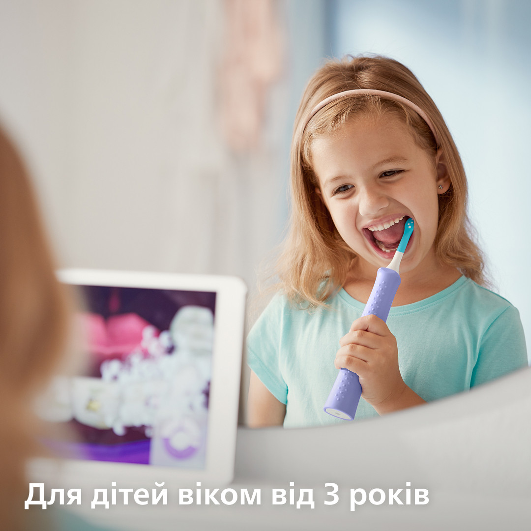 фото Електрична зубна щітка Philips Sonicare For Kids HX6322/12 3