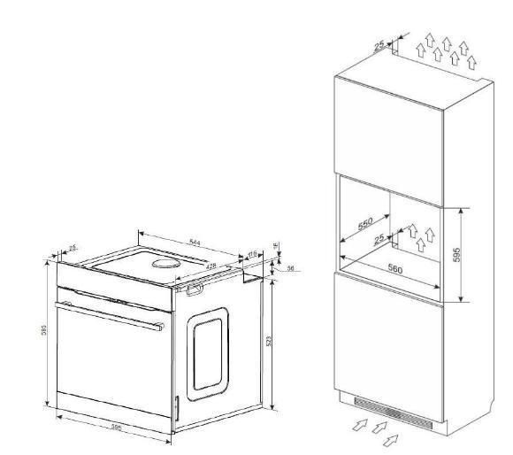 Духовка електрична Amica ED57369XA + X-TYPE STEAM 1360868 фото