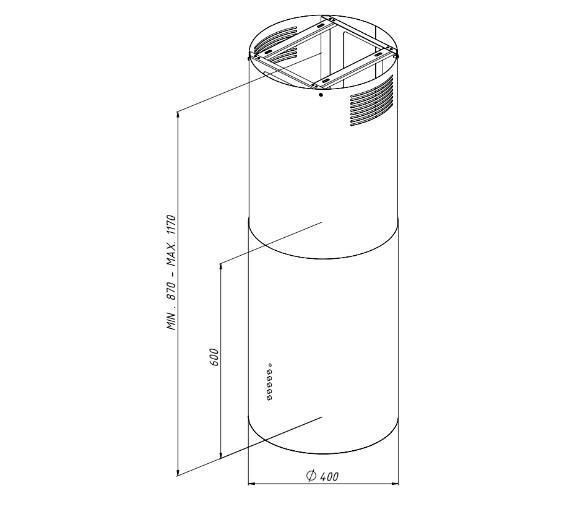 Вытяжка декоративная Akpo WK-4 Isla Balmera Black 1358137 фото