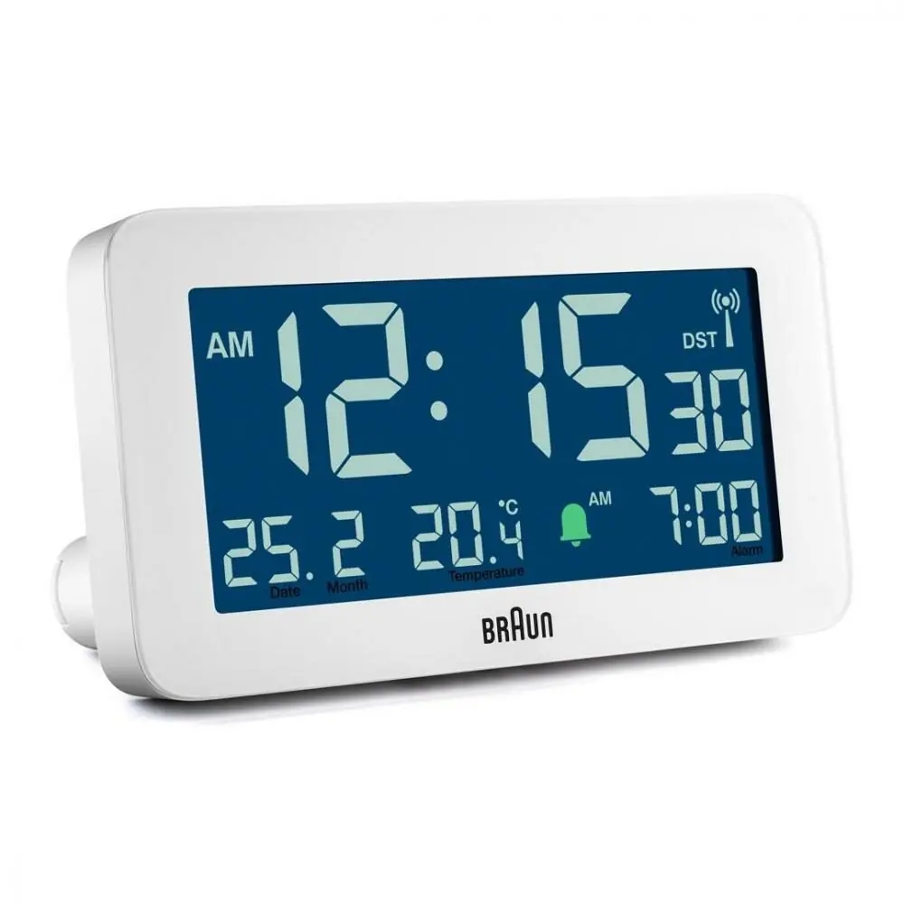 фото Настольные часы Braun BC10 White 2