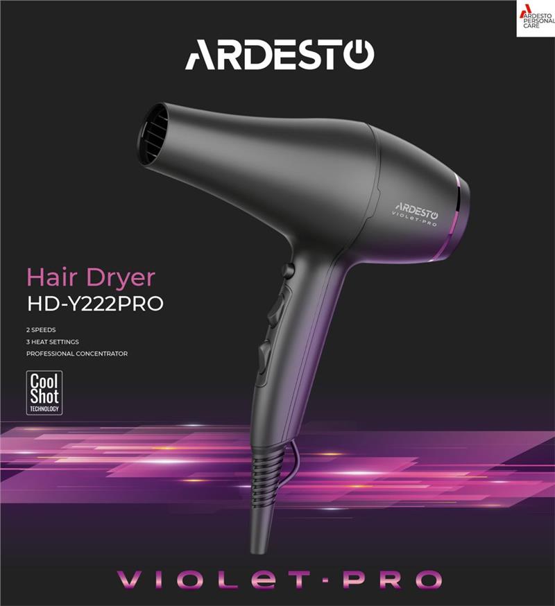 фото Фен Ardesto HD-Y222PRO 1