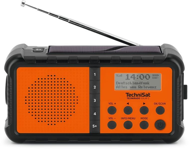 Радиоприемник TechniSat Techniradio Solar 2 Black/Orange 1482158 фото