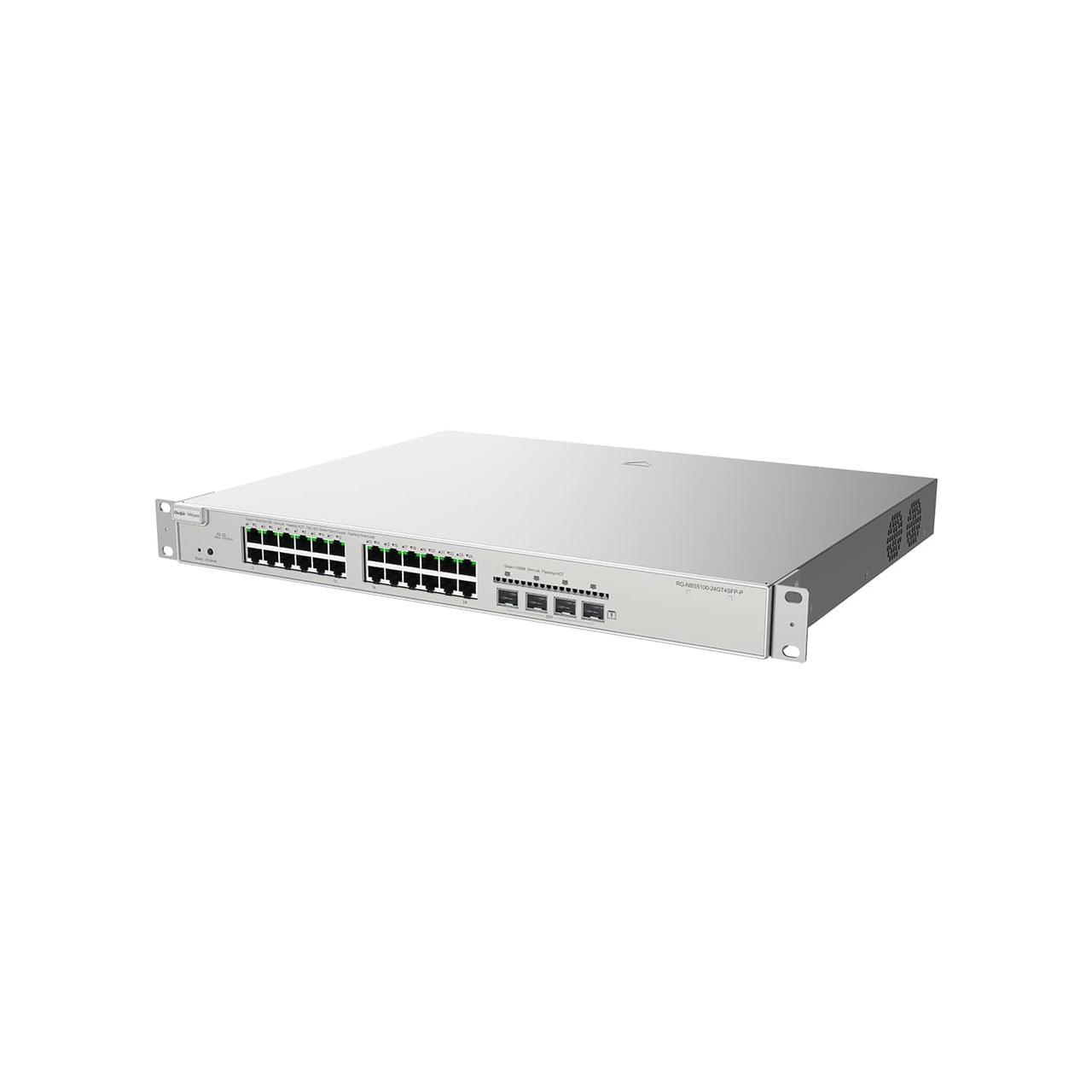 фото Коммутатор управляемый уровня 3 Ruijie REYEE RG-NBS5100-24GT4SFP-P 2