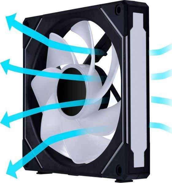 Вентилятор Lian Li Uni Fan SL-INF 140 Reverse Blade Black (G99.14RSLIN1B.00) 1421002 фото