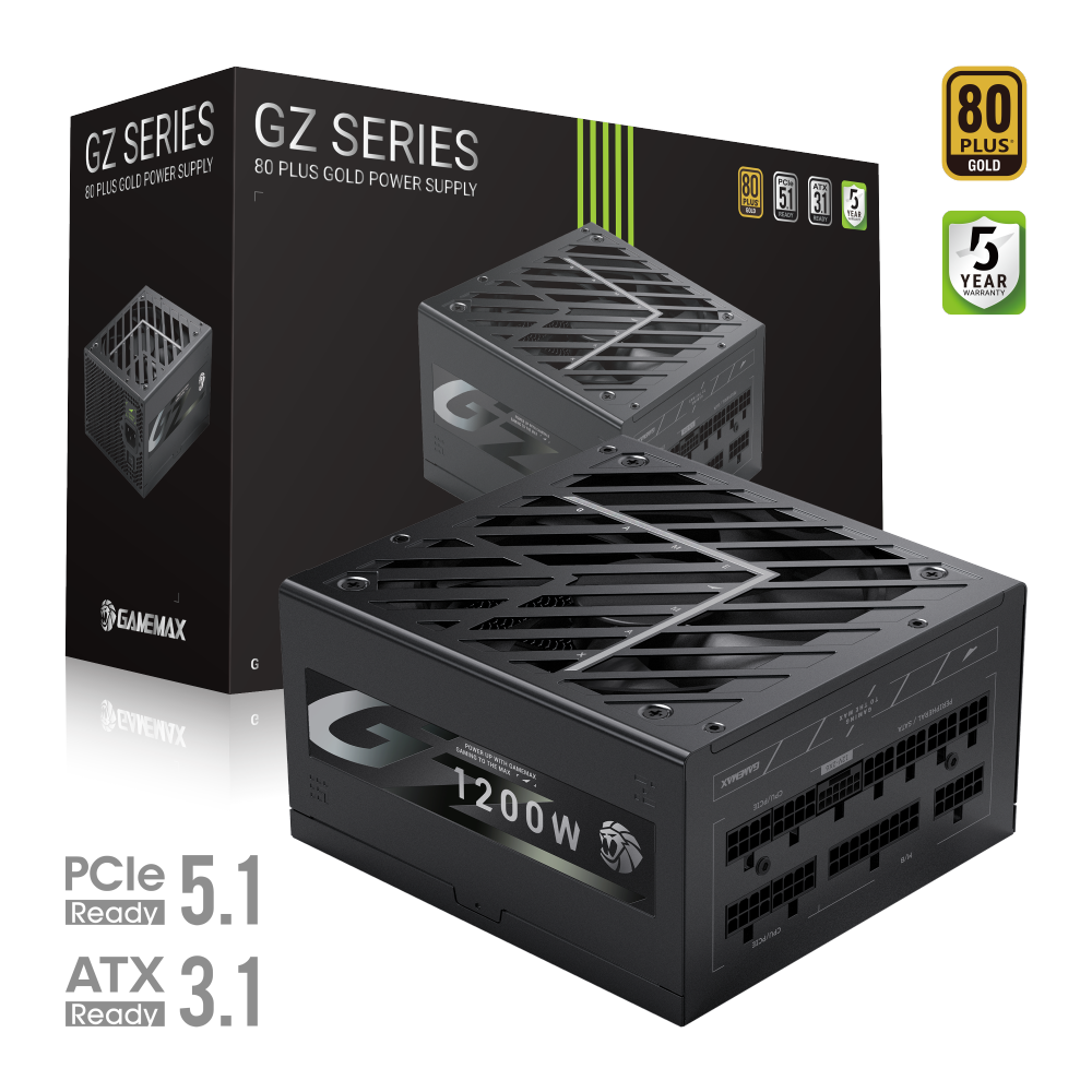 фото Блок живлення GameMax GZ-1200G Black 1