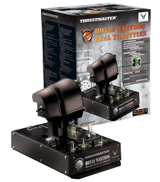 Важіль управління двигуном Thrustmaster Hotas Warthog PC Dual Throttles (2960739) 1402477 фото
