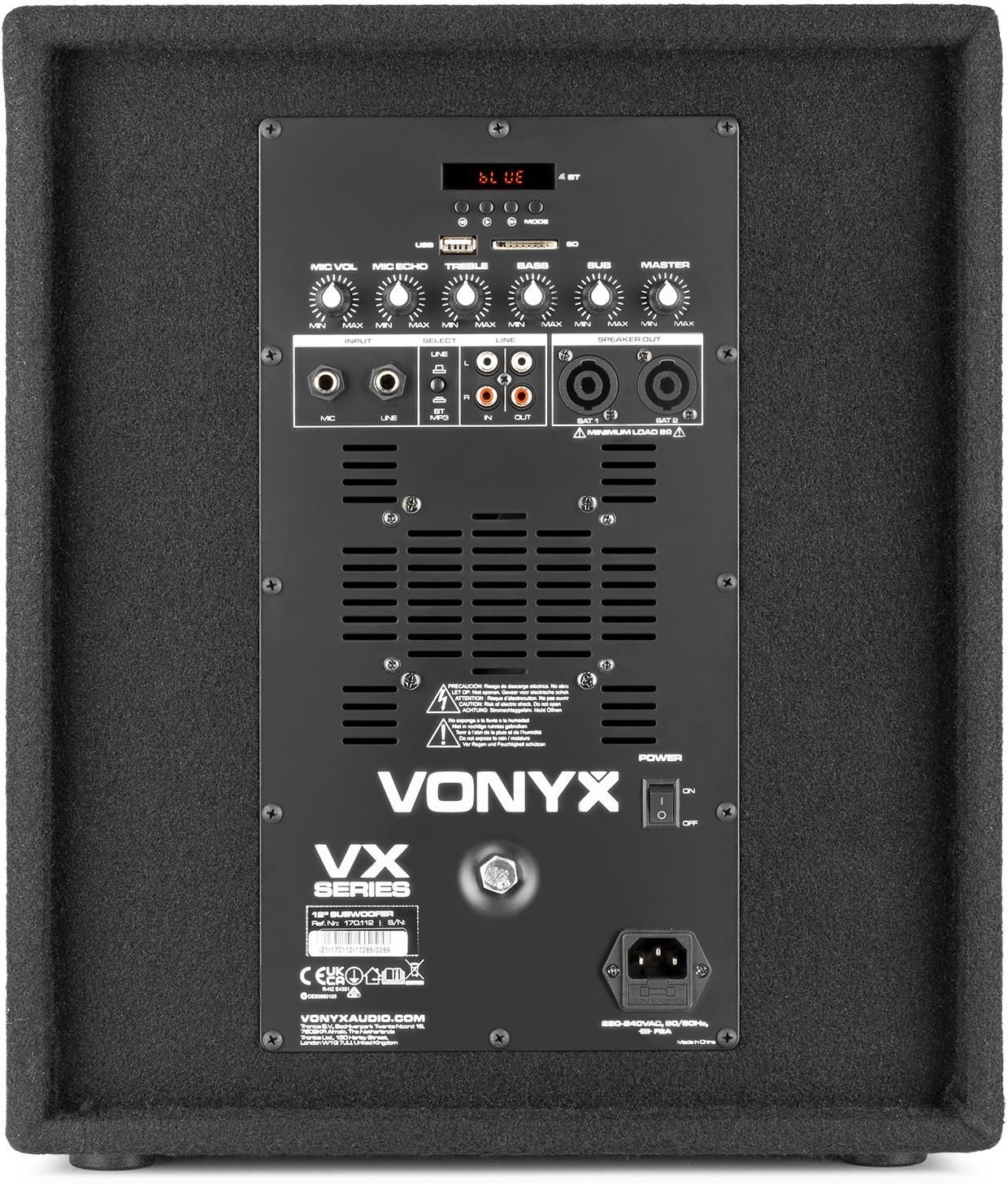 Фото Акустичний комплект Vonyx VX0812BT