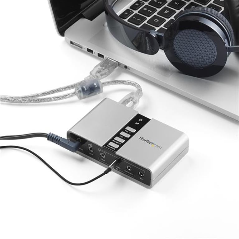 фото Звуковая карта внешняя StarTech ICUSBAUDIO7D 3
