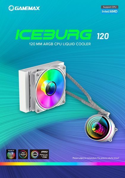 Водяне охолодження GameMax Iceburg 120 WH (Iceburg 120 WH) 1474934ua фото