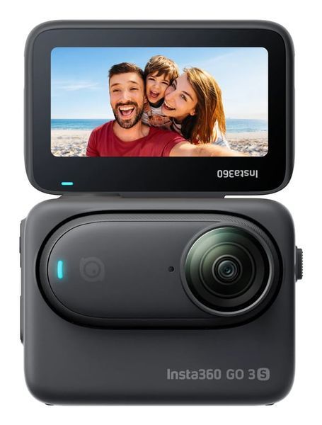 Екшн-камера Insta360 GO 3S 4K Standard Bundle 128GB Black (CINSAATA_GO3S13) 1407884 фото