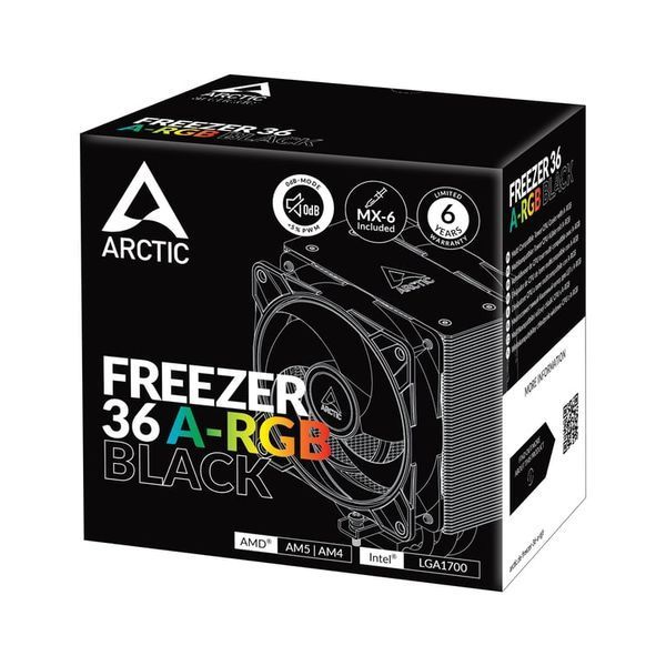 Повітряне охолодження Arctic Freezer 36 ARGB Black (ACFRE00124A) 1406311 фото