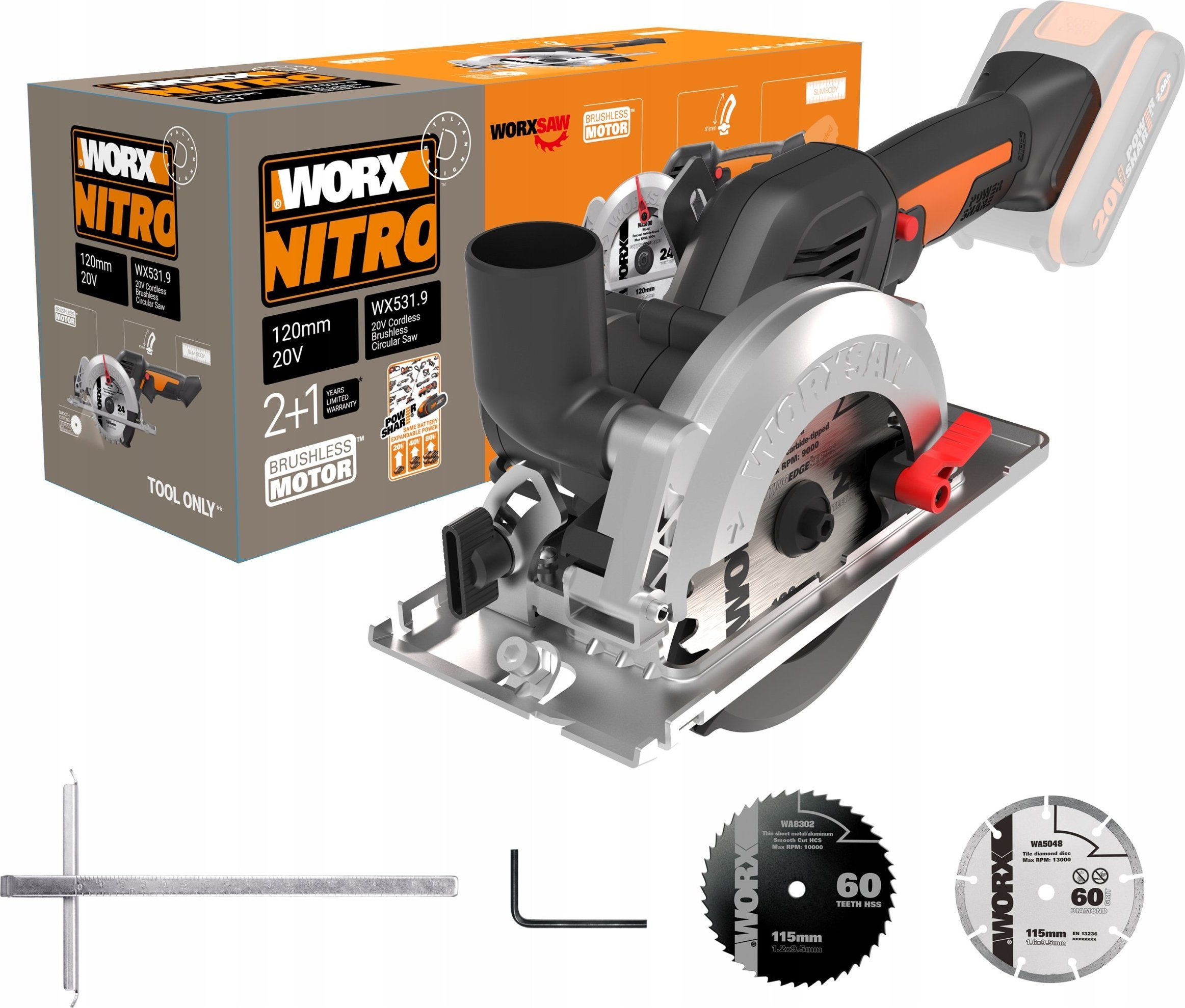 Фото Монтажная пилка Worx WX531.9