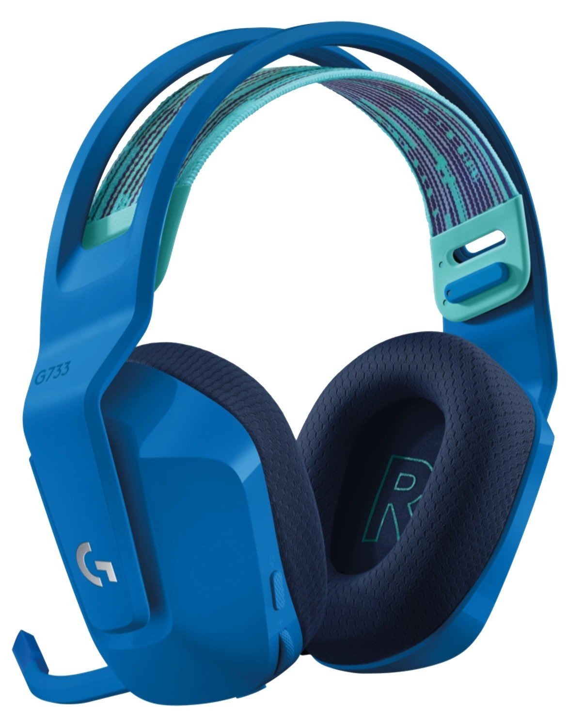 Фото Комп'ютерна гарнітура Logitech Lightspeed Wireless RGB Gaming Headset G733 Blue (981-000943)