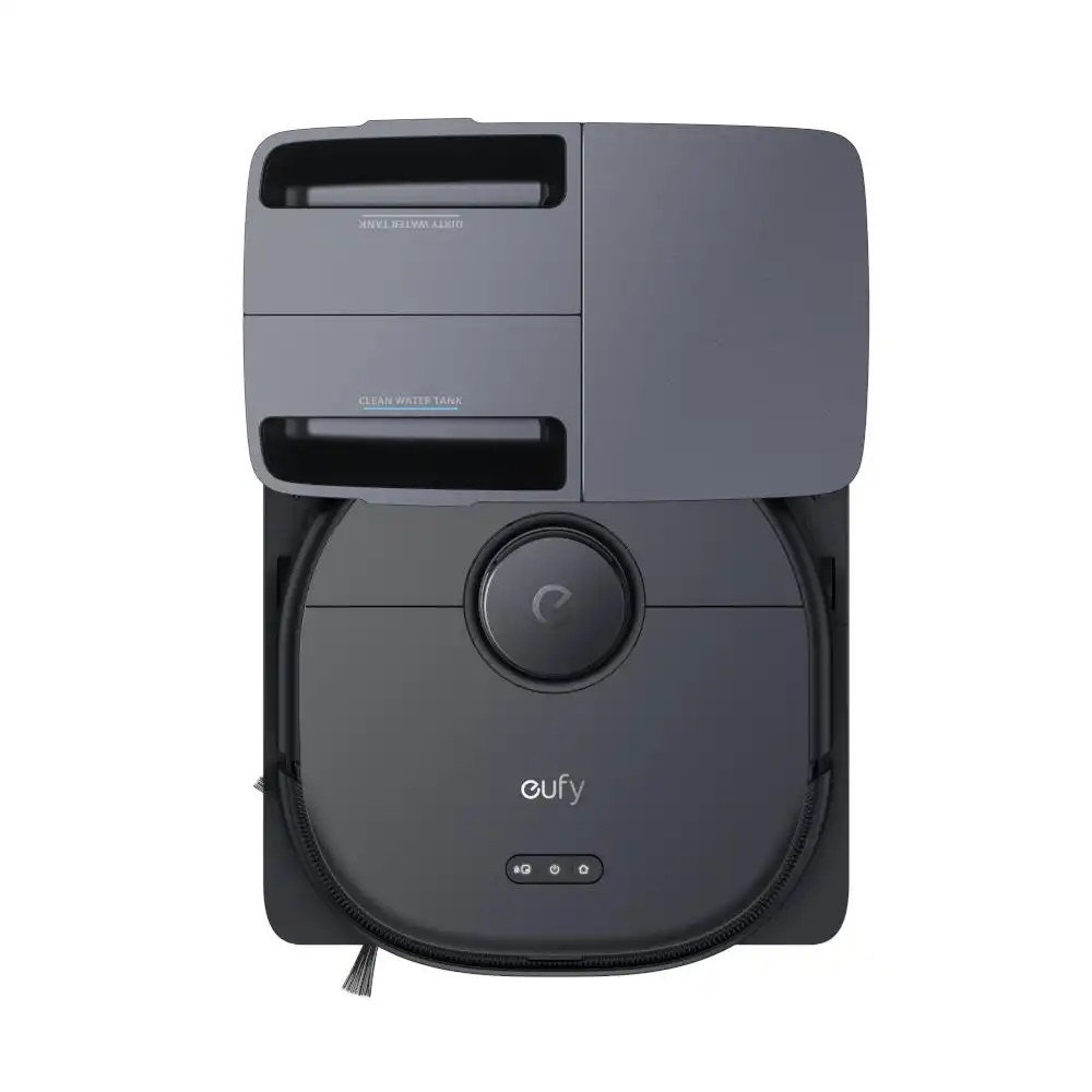 фото Робот-пилосос з вологим прибиранням Eufy Robovac X10 Pro Omni Black 3