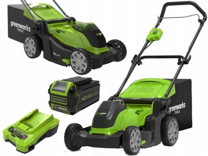 фото Газонокосарка акумуляторна GreenWorks G40LM41K4 2
