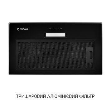 Витяжка вбудована Minola HBI 5214 BLF 700 LED 1474789ua фото