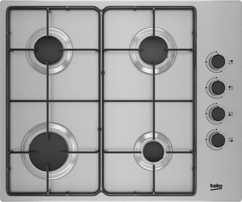 Фото Газова варильна поверхня Beko HIGG 64123 SX