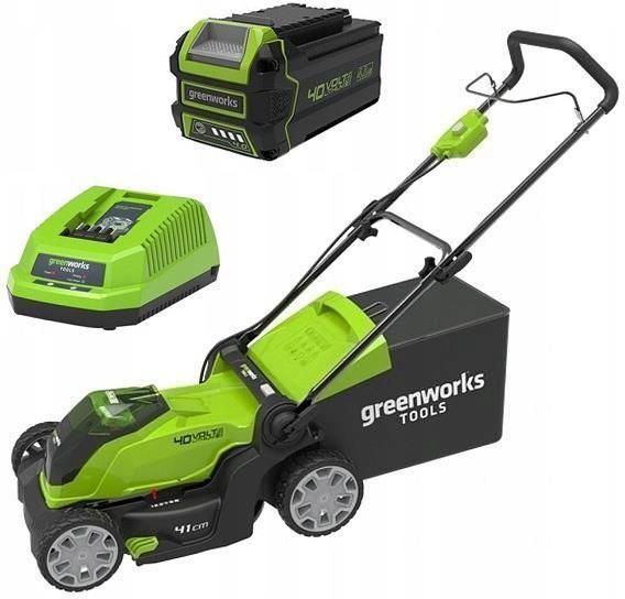 Газонокосарка акумуляторна GreenWorks G40LM41K4 1396279 фото
