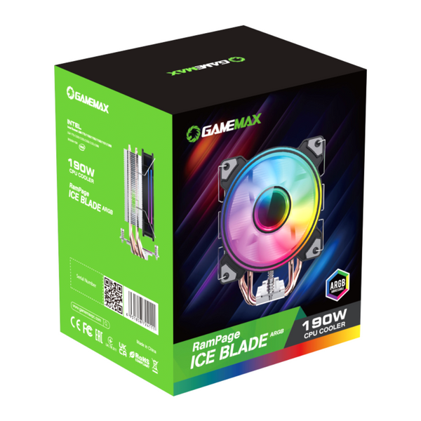 Повітряне охолодження GameMax Ice Blade ARGB 1476169ua фото