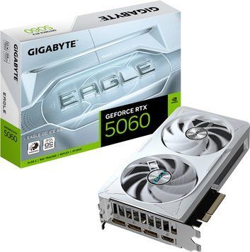 Видеокарта Gigabyte GeForce RTX 5060 Eagle OC ICE 8G (GV-N5060EAGLEOC ICE-8GD) 1446633ua фото