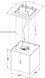 Витяжка декоративна Akpo WK-9 Inez Black 1346234 фото 3