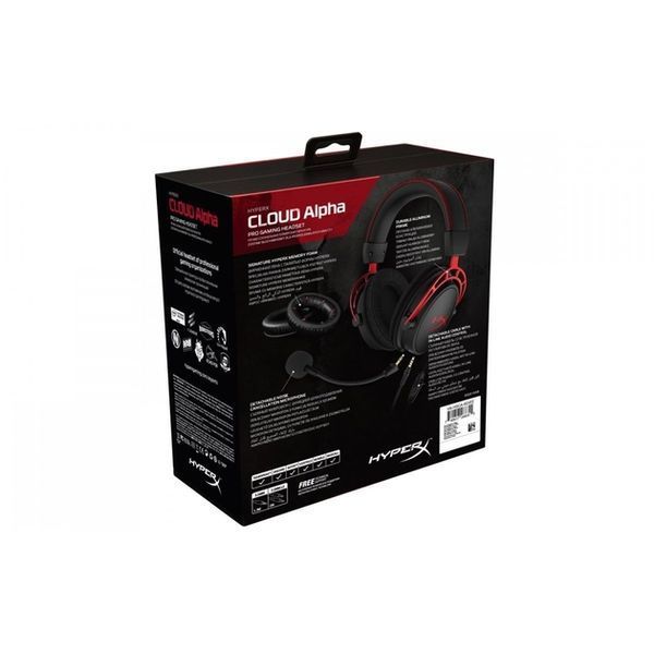 Комп'ютерна гарнітура Hyperx Cloud Alpha (HX-HSCA-RD; 4P5L1AM) 1361701ua фото